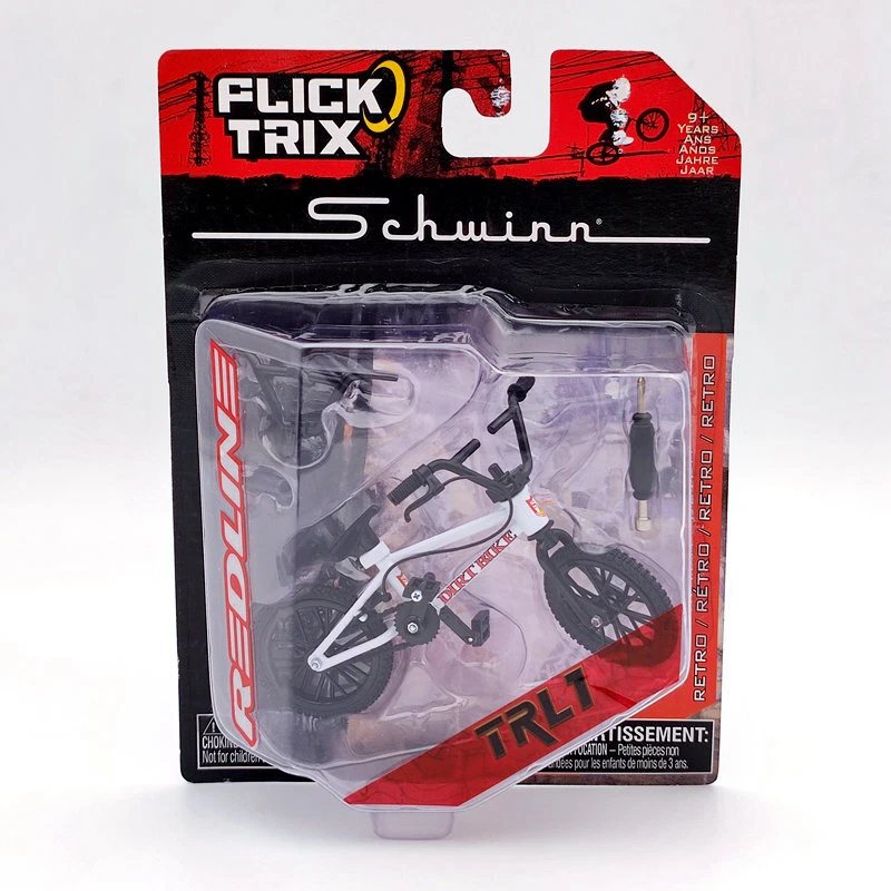 Miniature FLICK TRIX BMX Finger Bike PREMIUM Toys Bicycle Diecast S&M DIRT White - Image 2 of 4
