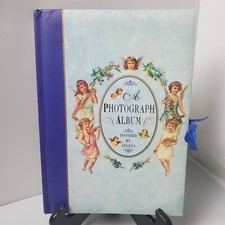 Vintage Victorian Photo Album Hardback Angels Ornate Collectible Romantic