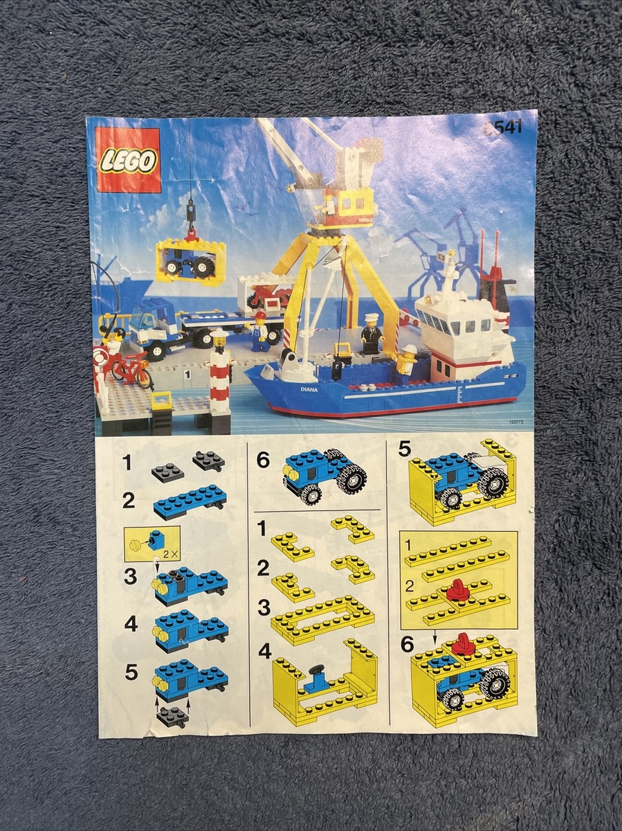 LEGO Town 6541 Intercoastal Seaport 99.99% Complete W/Box