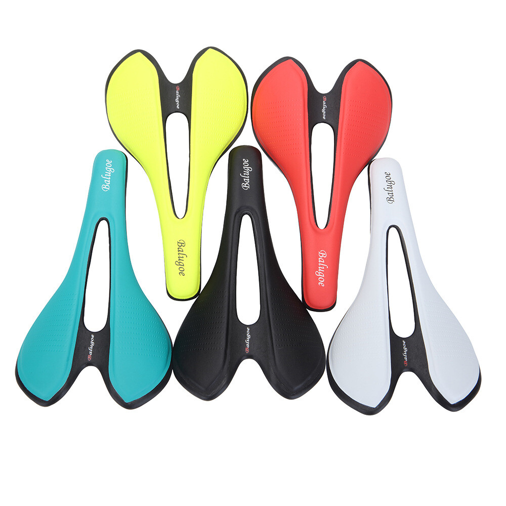 Sella Comfort BALUGOE Per Bici – Universale MTB / Strada, Cuscino In Nylon E Pelle, 275x150mm