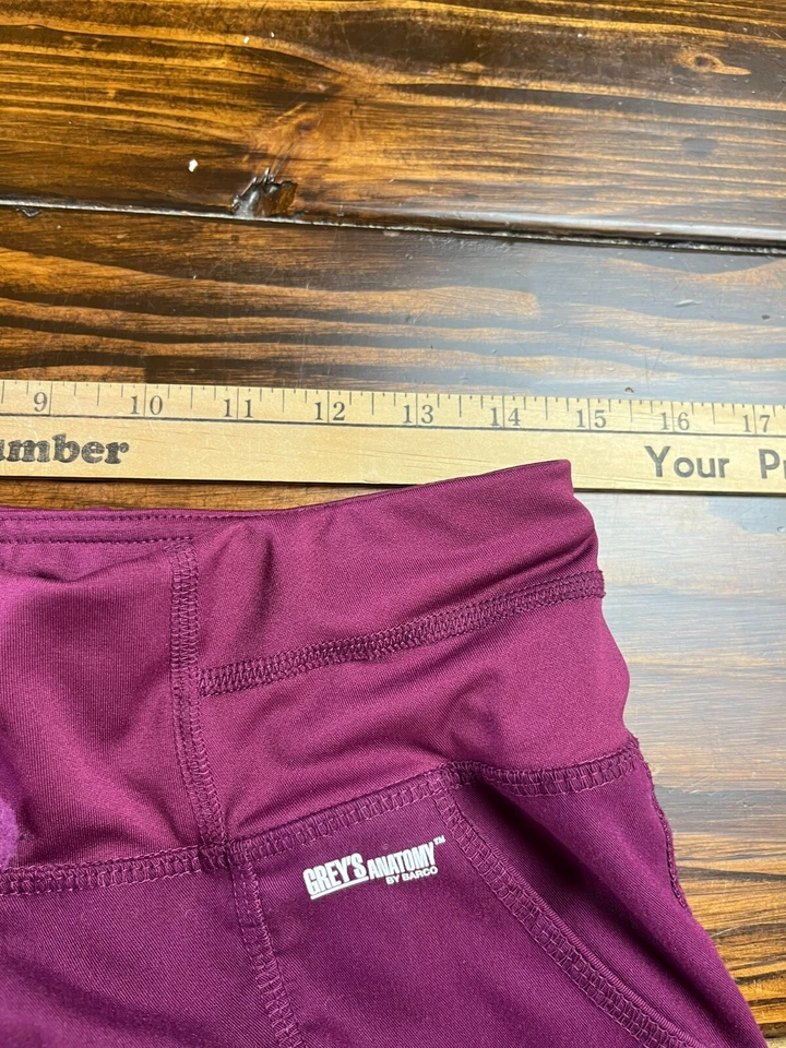 Pantalones de anatomía grises, pequeños para mujer, morados, ropa deportiva, pantalones exfoliantes, ropa deportiva Foto 4 de 4