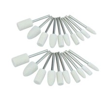 20 Pcs Wool Felt Polishing Wheels Grinding Bits for Dremel Rotary Tool