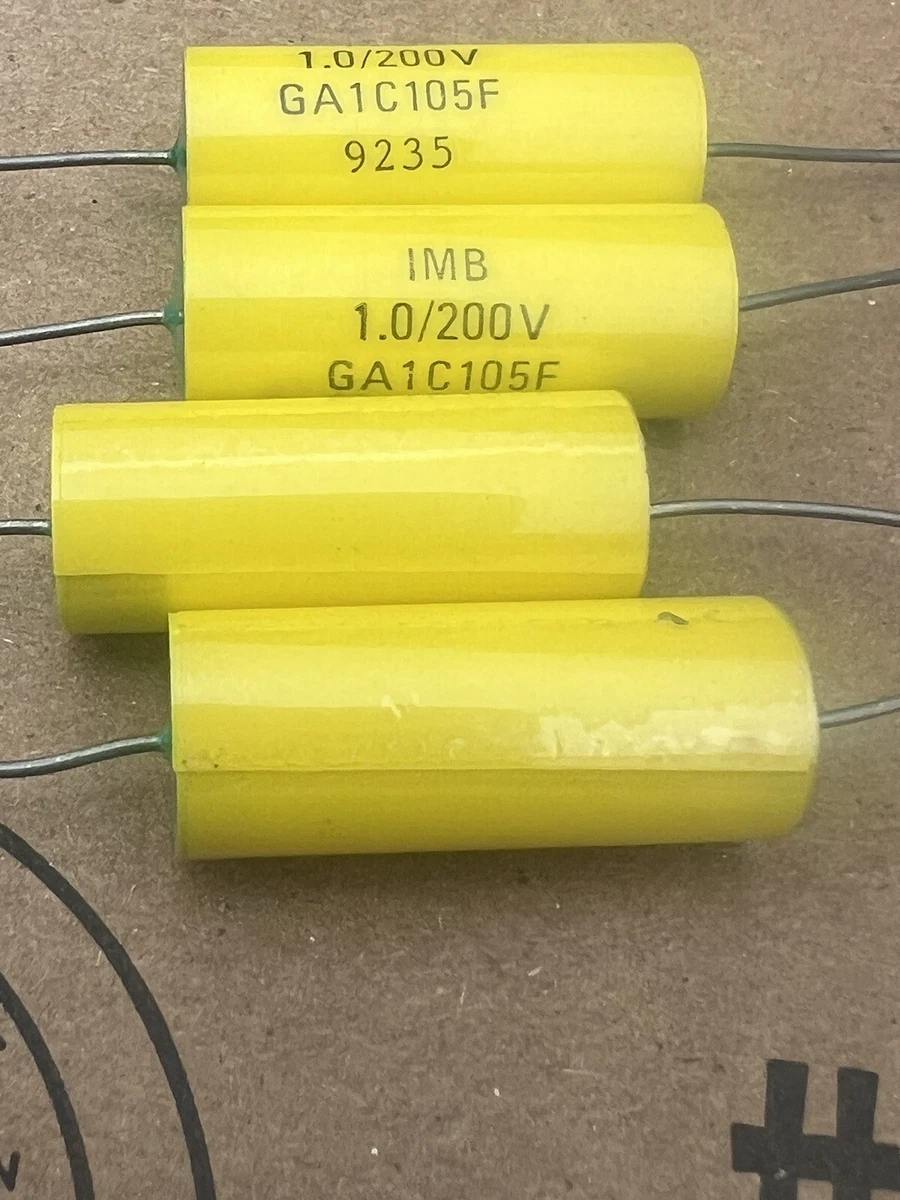 10Pcs 1.5uF 100V Metalized Polyester Film Capacitors - MKT1820 Vishay/ROEDERSTEIN