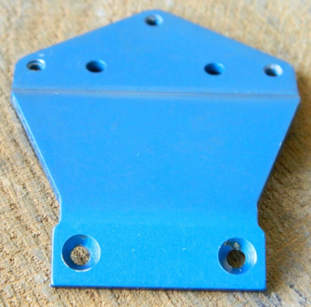 Clean Vintage Associated RC10B3 Front Chassis Aluminum Kick Up Plate