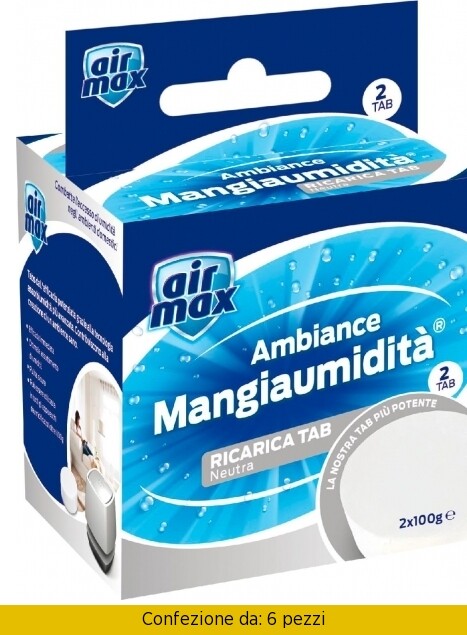 AirMax Ricarica Assorbiumidità Per Minitab Neutra Pezzi 6D0301
