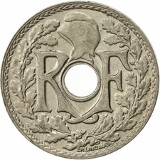 #522629 Frankreich, Lindauer, 10 Centimes, 1926, Paris, S+, Copper-nickel, KM: