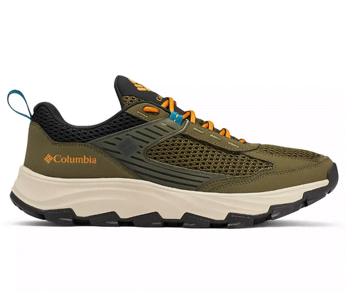NIB COLUMBIA 1982291 383 MEN'S HATANA BREATHE ADAPTTRAX GREEN/ORANGE SHOES $100 - Picture 1 of 7