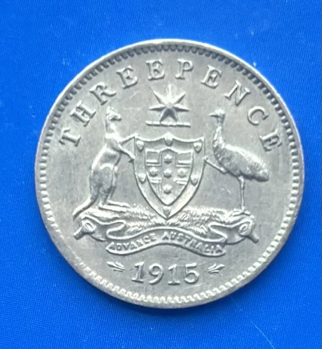 1915 Australia Threepence — photo from the most recent tracked eBay sale