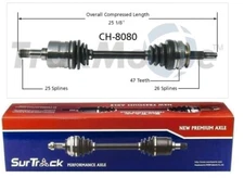 SurTrack Front Driver Left CV Axle Shaft For Plymouth Chrysler Dodge CH-8080
