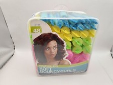 Conair Foam Hair Rollers Soft Bouncy Curl Great For Sleep 48 Count Full Set A5