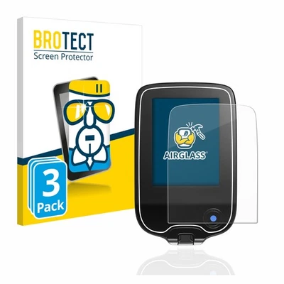 BROTECT 3x Panzerfolie Schutzglas für Freestyle Libre / 2/ 3 Displayschutz