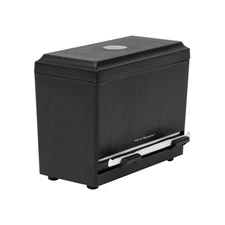 Large Capacity Black Straw Dispenser for Kitchen and Party Storage