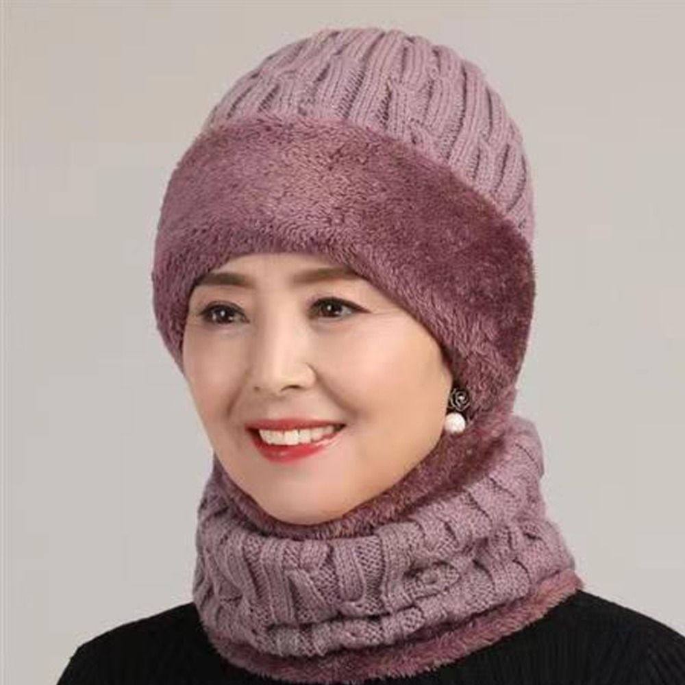 APL Set sciarpa cappello pile corallo uomo esterno copri collo lavorato a maglia