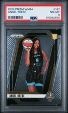 2024 PANINI PRIZM WNBA #147 ANGEL REESE ROOKIE RC PSA 8