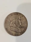 1954 D Franklin Half Dollar || 90% Silver - Low cost shipping