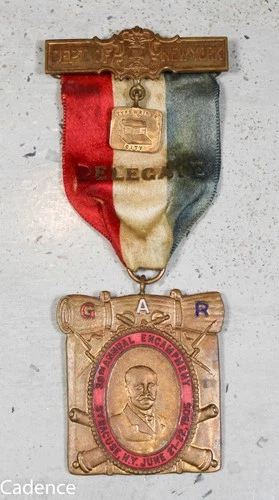 US Civil War GAR 1905 New York 39th Encampment Medal Grand Army Republic MI1270