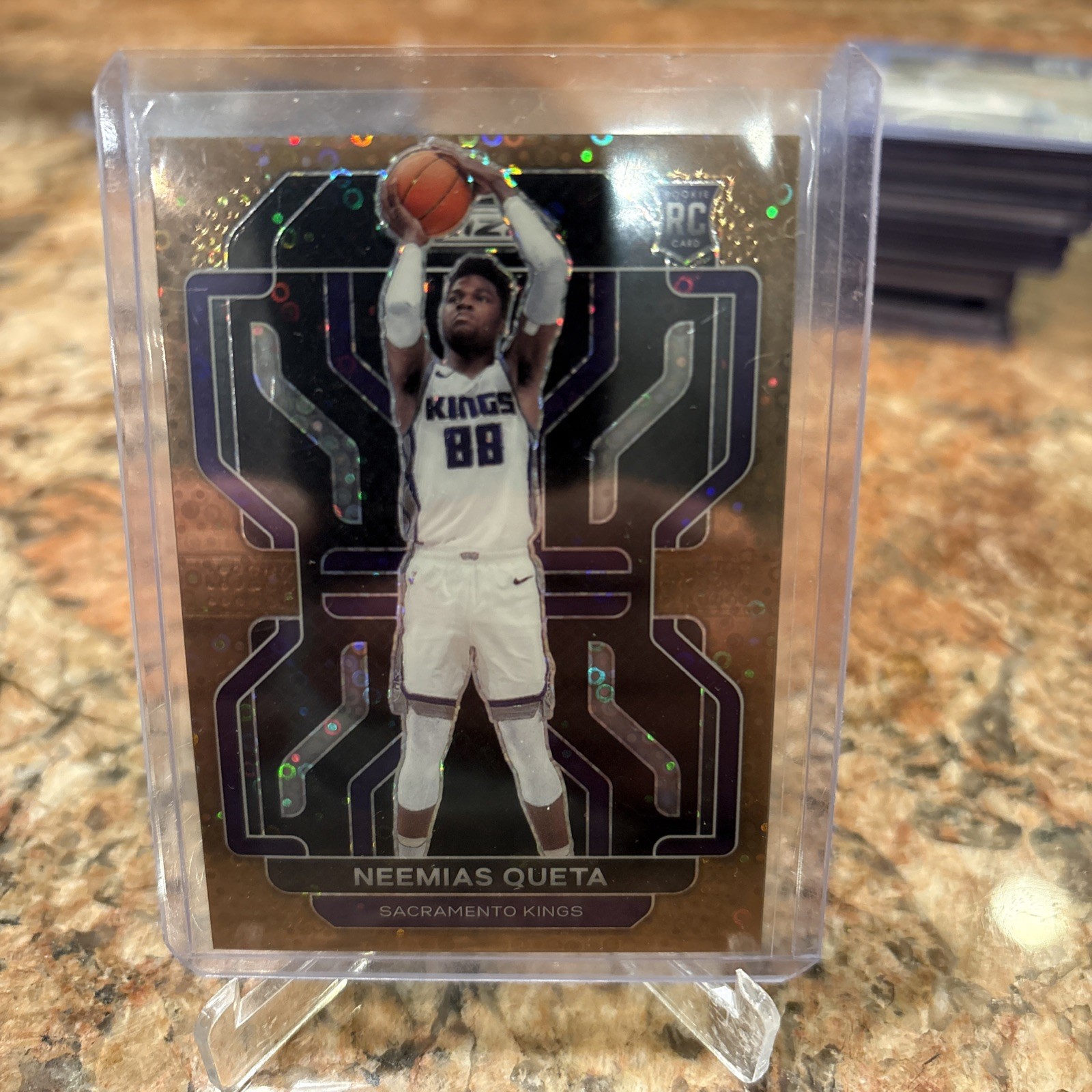 2021-22 Panini Prizm Neemias Queta Bronze Fast Break Prizm Rookie/20