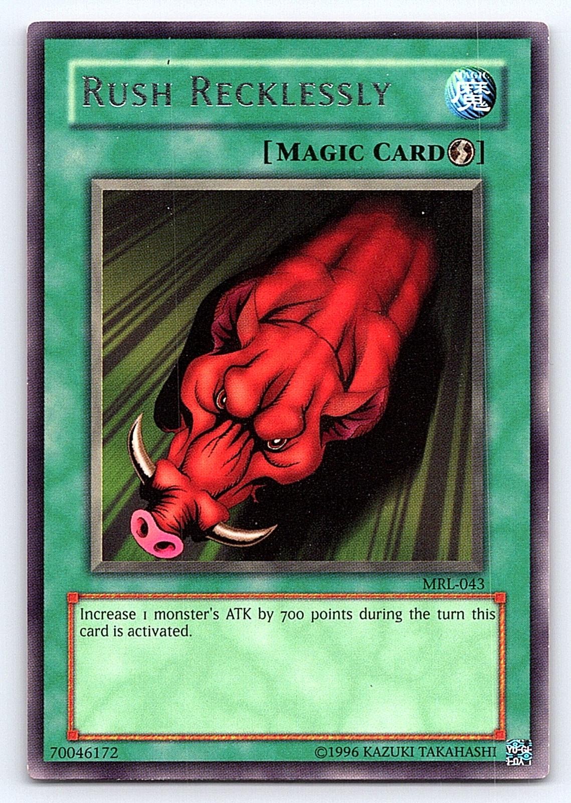 Rush Recklessly MRL-043 Rare Magic Ruler Yu-Gi-Oh Unlimited Moderately Played
