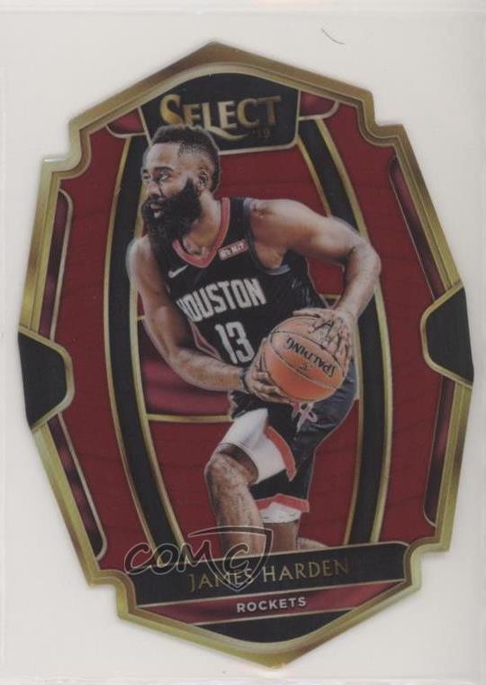 2018-19 Panini Select Premier Level Maroon Prizm /175 James Harden #158