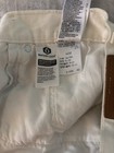 Levi's 501 Women’s White Denim Cut Off Shorts Mid Rise 5-Pocket W30 Regular — photo 3
