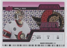 2022 Credentials Debut Ticket Access Horizontal Pink 1/49 Mads Sogaard #168 0iv9
