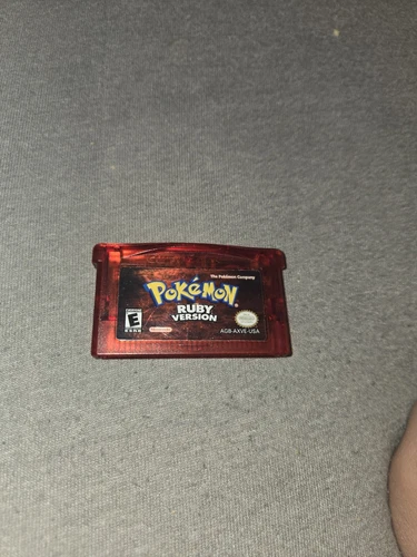 Pokemon Ruby Version (Nintendo Game Boy Advance GBA, 2003) Authentic New Battery