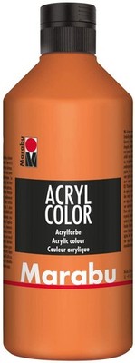 Marabu Acrylfarbe Acryl Color 500 ml orange 013