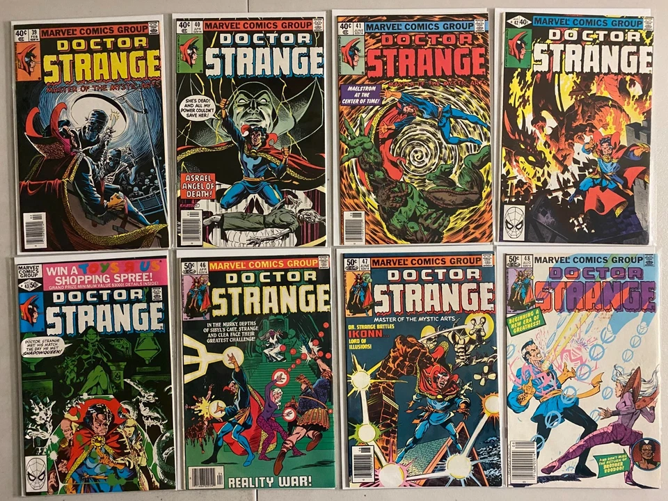 Doctor Strange lot #31-81 last issue of Marvel 2nd (avg 6 FN) 34 diff (1978-'87) - Image 2 of 4