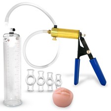 Penis Vacuum Pump LeLuv ULTIMA, Real Feel Donut, 4 Rings Choose Diameter