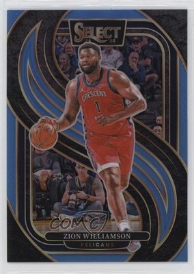 2024 Panini Select Premier Level Light Blue Prizm /299 Zion Williamson #138 0o6v