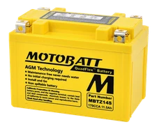 Motobatt MBTZ14S 12V AGM Battery Sealed Factory Activated