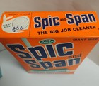 Vtg 60s 70s NOS Spic And Span Powdered Floor Cleaner 54 Oz Giant Sealed Box Prop — photo 2
