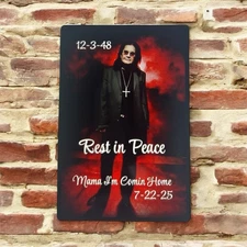 Ozzy RIP Handmade Sticker 