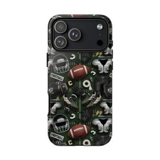 Football Gear Pattern Tough Case | Helmet, Cleats & Ball Phone Case