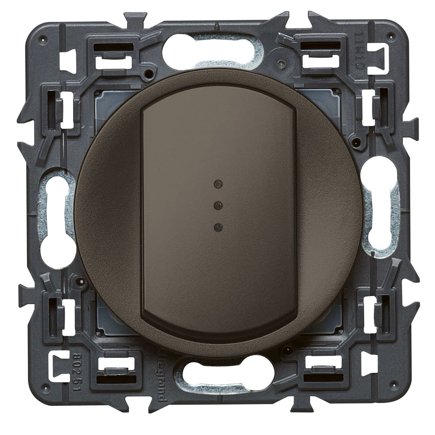 Poussoir Lumineux Céliane Soft Haute Finition Graphite 6A de Legrand