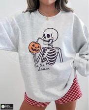 Tis The Season Halloween Sweatshirt Fall Autumn Spooky