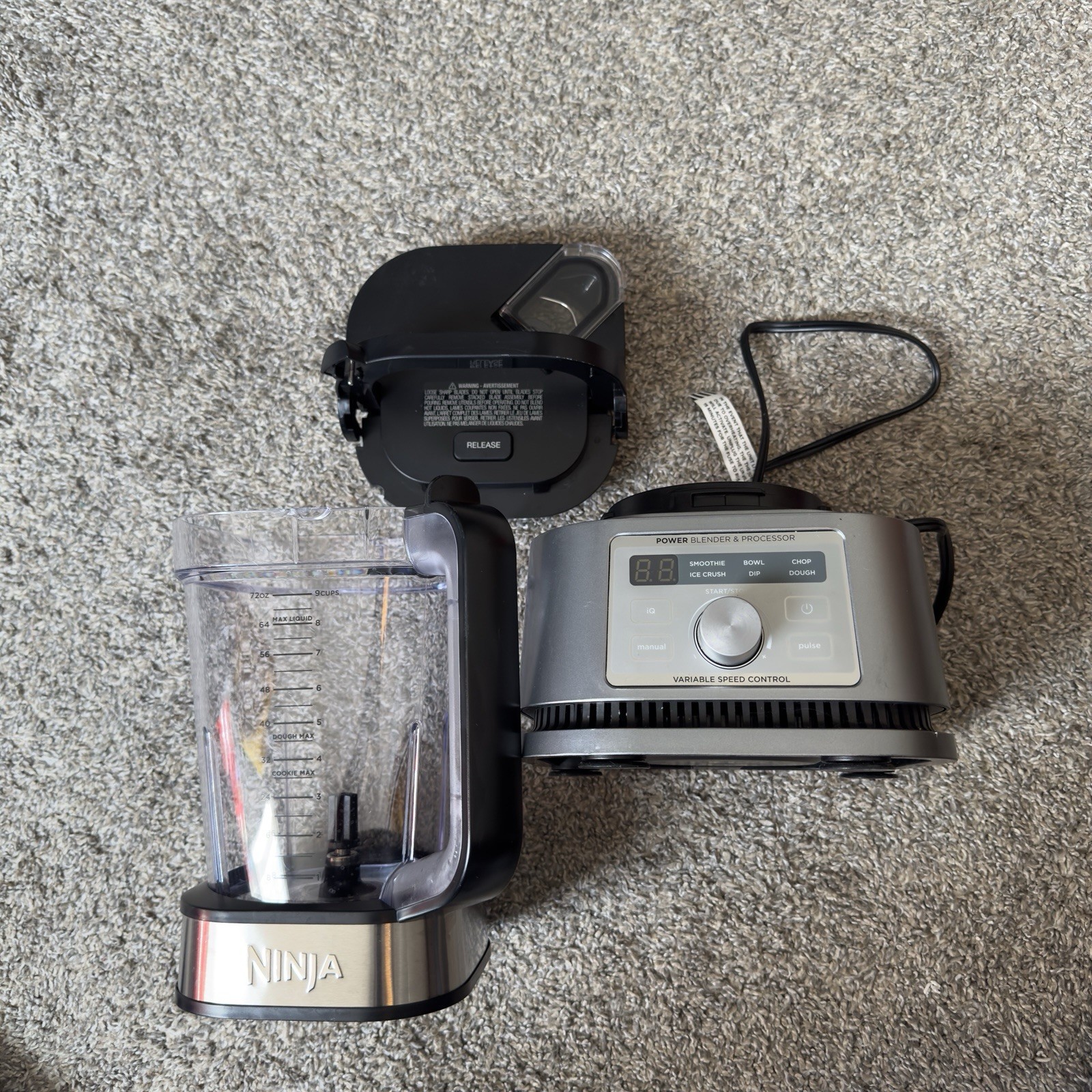 Ninja Foodi SS201 Power Blender & Processor - Black/Silver