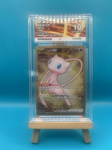Pokémon TCG - Ace 10 - Mew Ex - 205/165 - Metal - Scarlet & Violet 151