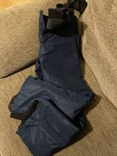 Waterproof Trouser Age 8-10 Size 146/152 Ski Salopettes Boy/girl Navy