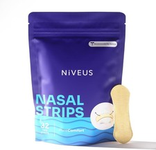 2 PK Nasal Congestion Relief Anti Snoring Strips for Better Sleep Tan, 32ct