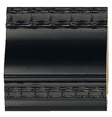 Picture Frame Moulding (Wood) 18Ft Bundle - Traditional Black Finish - 2.5'' Widt