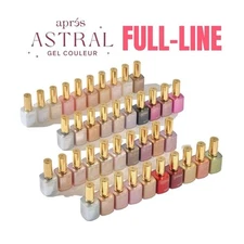 Apres Astral Gel Couleur Nail Polish Pearl, Cat Eye, Glitter Effect *Pick Any*