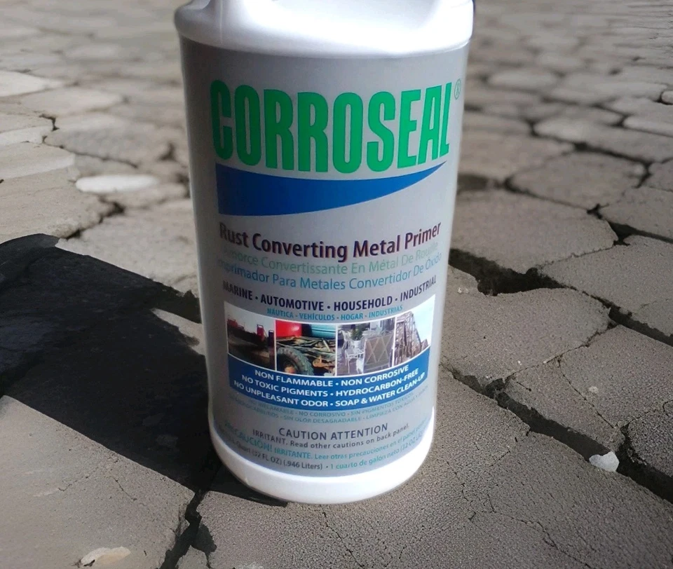 Corroseal-82320 convertidor de óxido a base de agua imprimación de metal, convertidor de óxido - 1 qt Foto 2 de 3