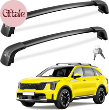 Lockable Roof Rack Cross Bars Compatible with 2021-2026 KIA Sorento Sorento Hy