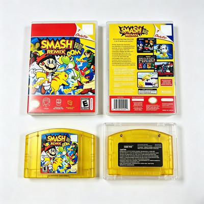 SMASH REMIX 2.0.1 Games Cartridge For Nintendo 64 Console US Version