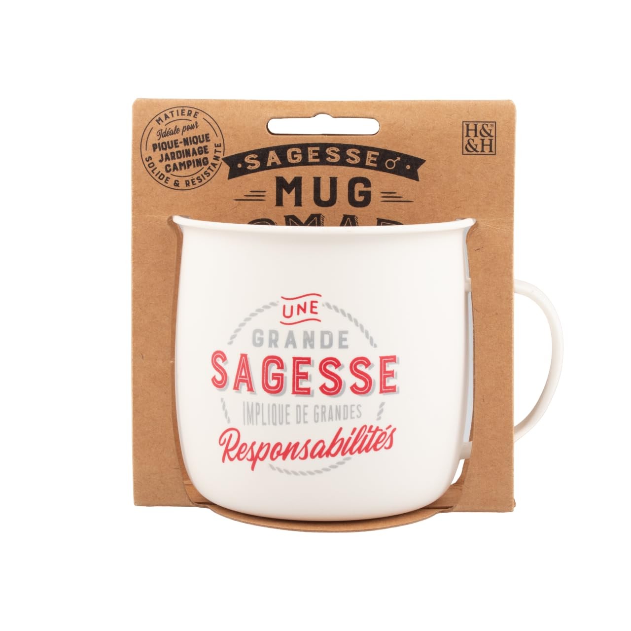 MUG NOMADE - Tazza da t e caff personalizzata Grande saggezza - regalo per 9Amw