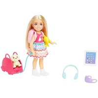 Mattel Hjy17-Barbie-Family & Friends-Club Chelsea Puppe, Hund & ZubehöR, 15 Cm