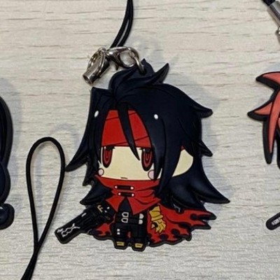 Trading Rubber Strap FFVII Character Vincent Used Item