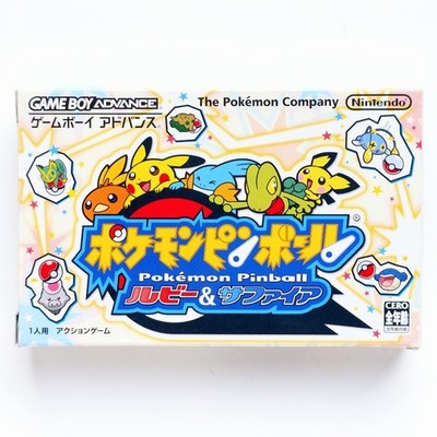 Nintendo GameBoy Advance GBA Spiel Japan Pokemon Flipper Rubin & Saphir
