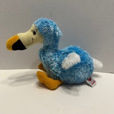 Rare Ganz Webkinz HM639 Blue Dodo Bird Plush Stuffed Animal No Code